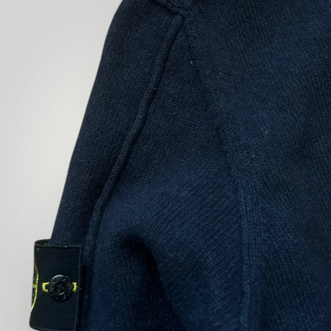 Stone Island AW/10 Wool 1/4 Button Down Knit M/L