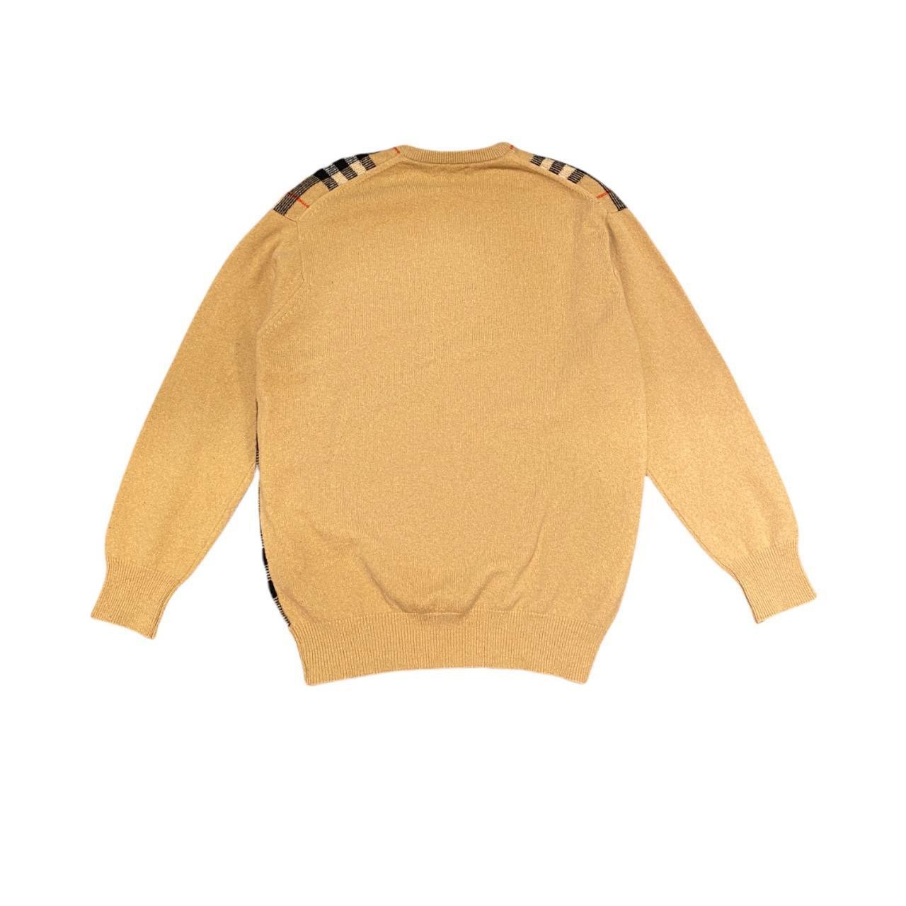 Burberry Vintage Wool Nova Check Knitted Sweater