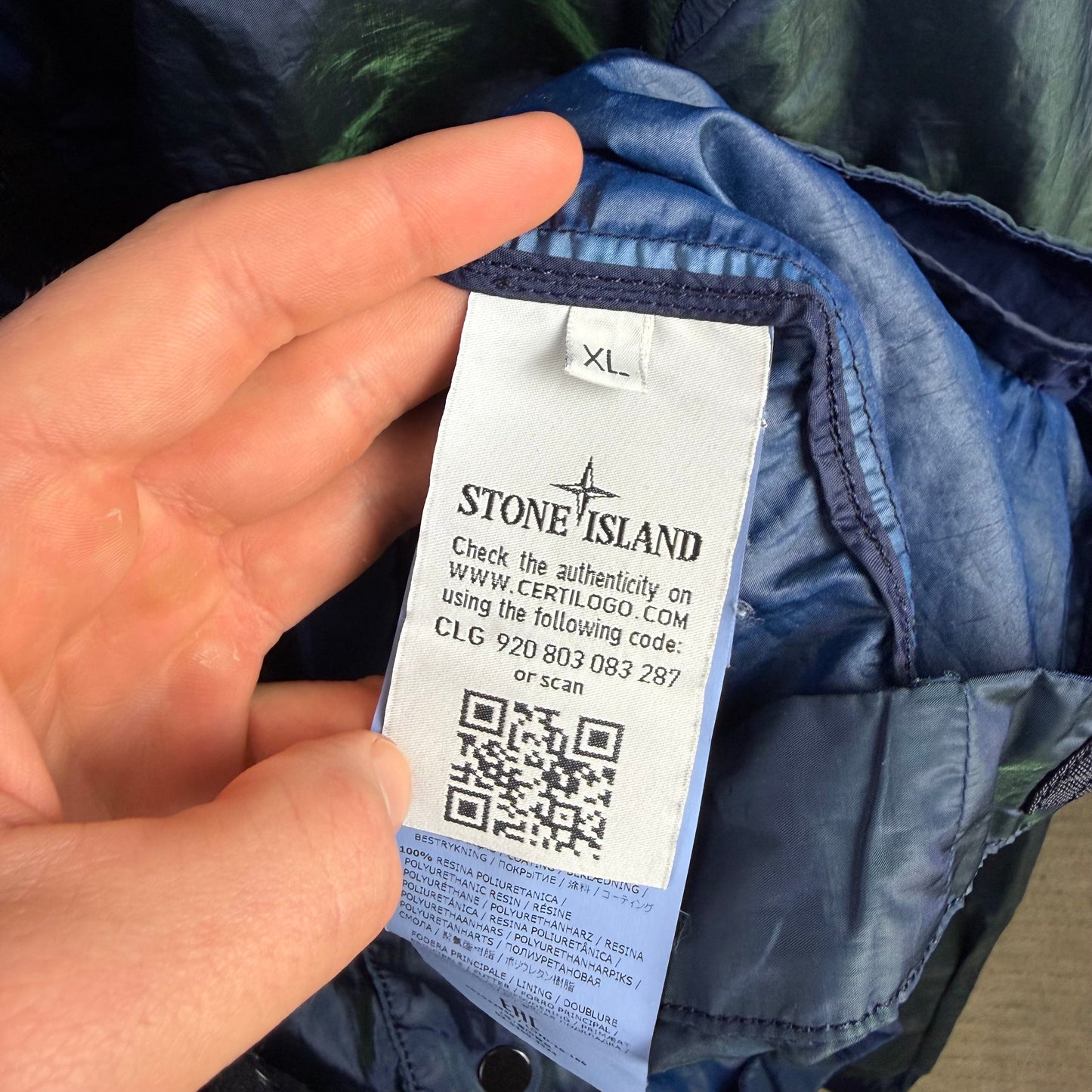 Stone Island Nylon Metal Weft Jacket (L) & (XL) | Large, Navy