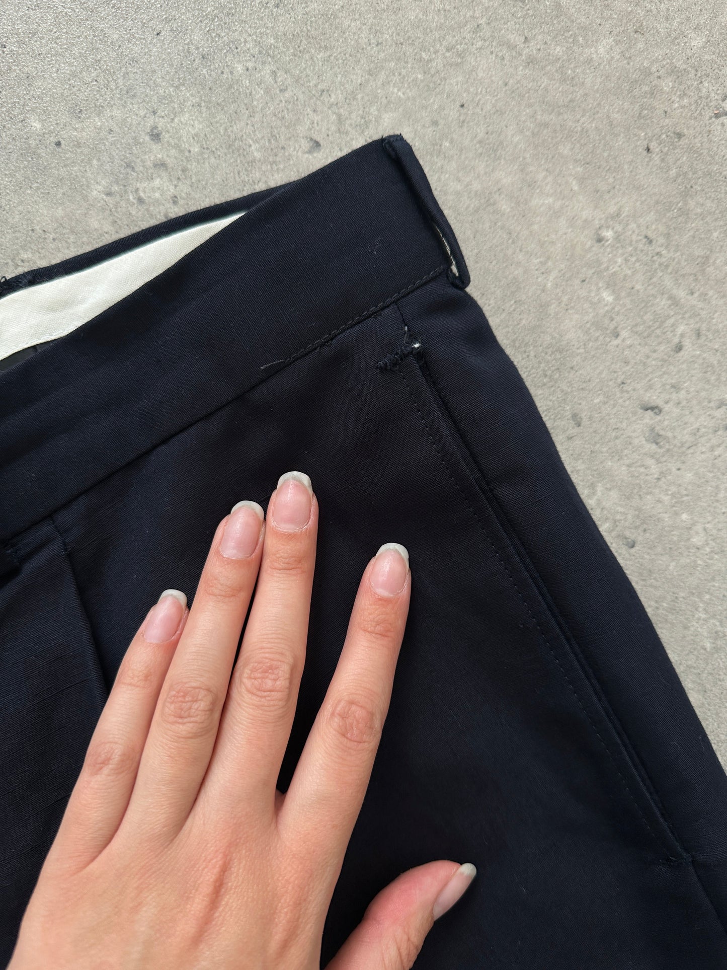 Yves Saint Laurent Pour Homme Linen Silk Single Breasted Suit - 42R/W34