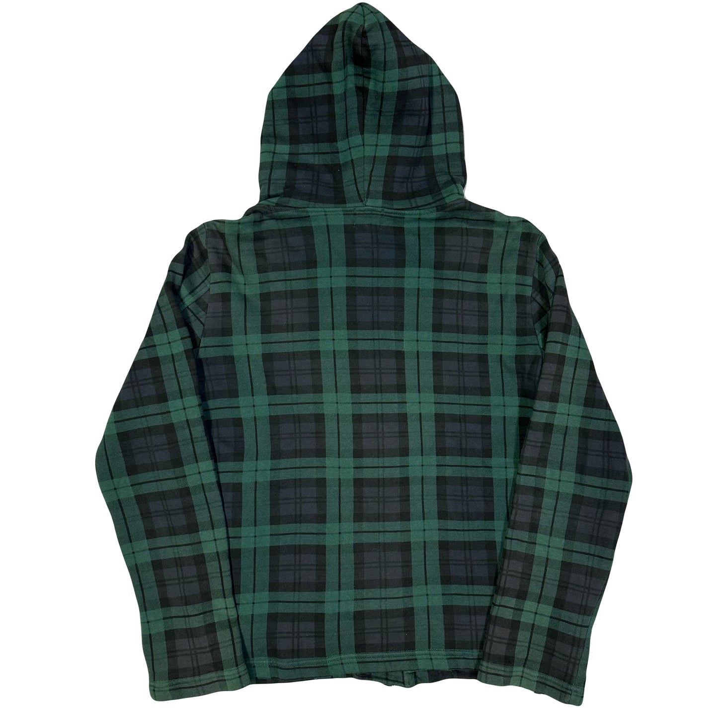 Takeo Kikuchi Plaid Hoodie In Green ( L )
