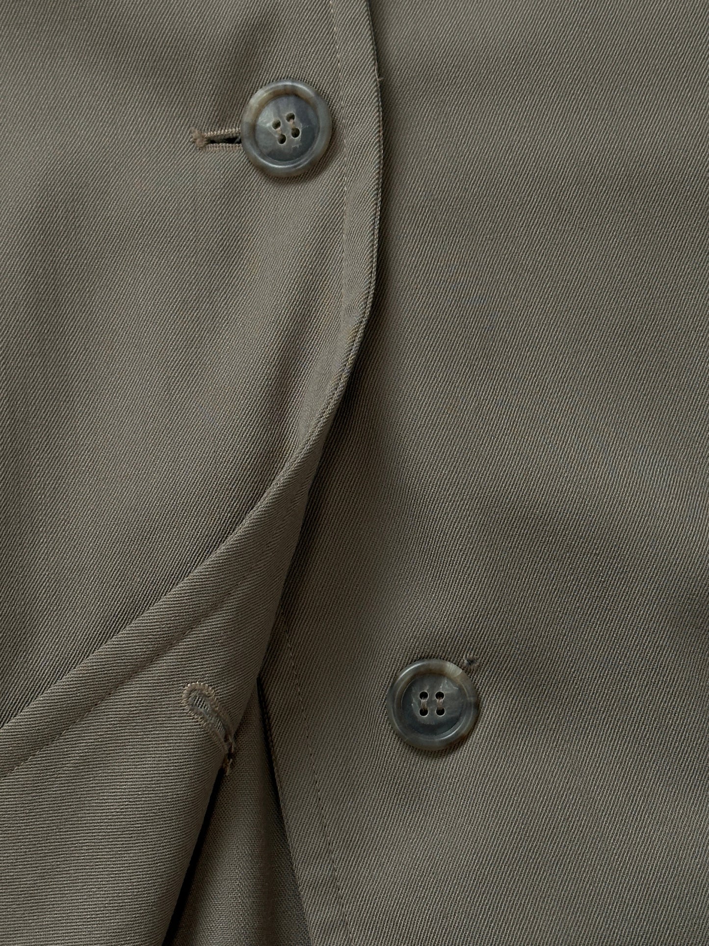 London Fog 1990s Wool Trench Coat - L