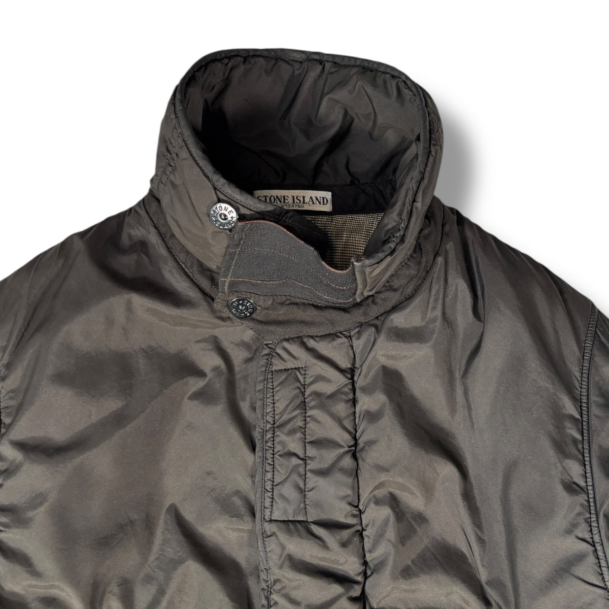 Stone Island AW 2003 Quilted Bomber Jacket L | Large, Black