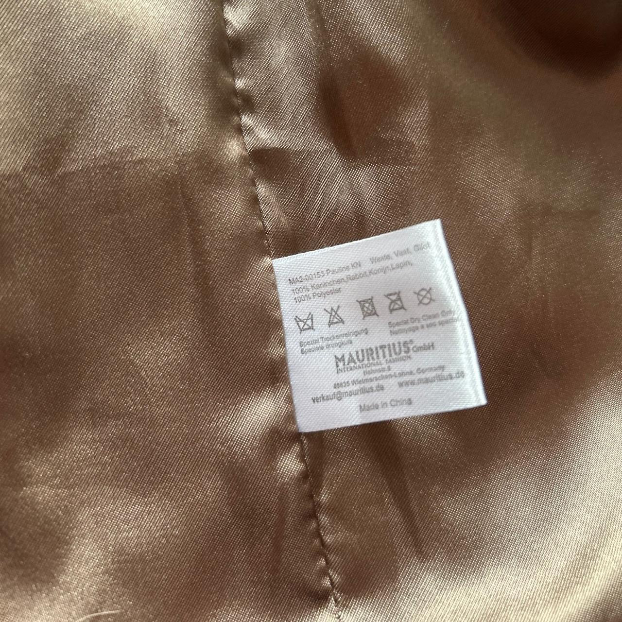 Vintage Fur Gilet | Cream, Brown