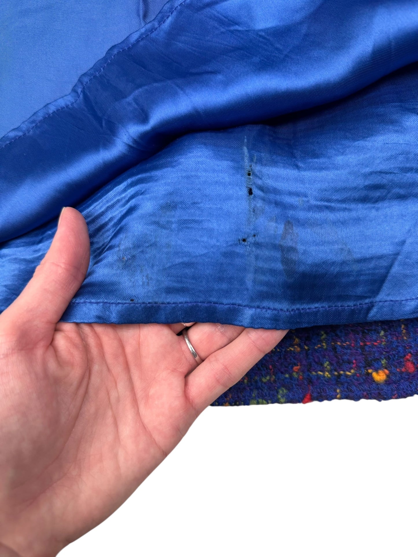 Versace early 1990s boucle skirt suit