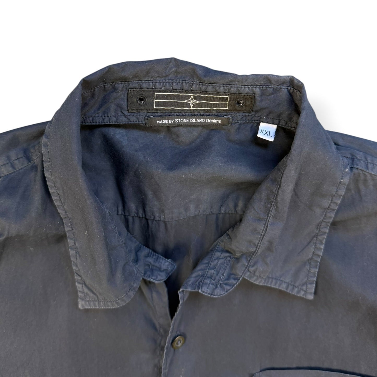 SS2009 Stone Island Denims Shirt (XL) | Default Title, Navy