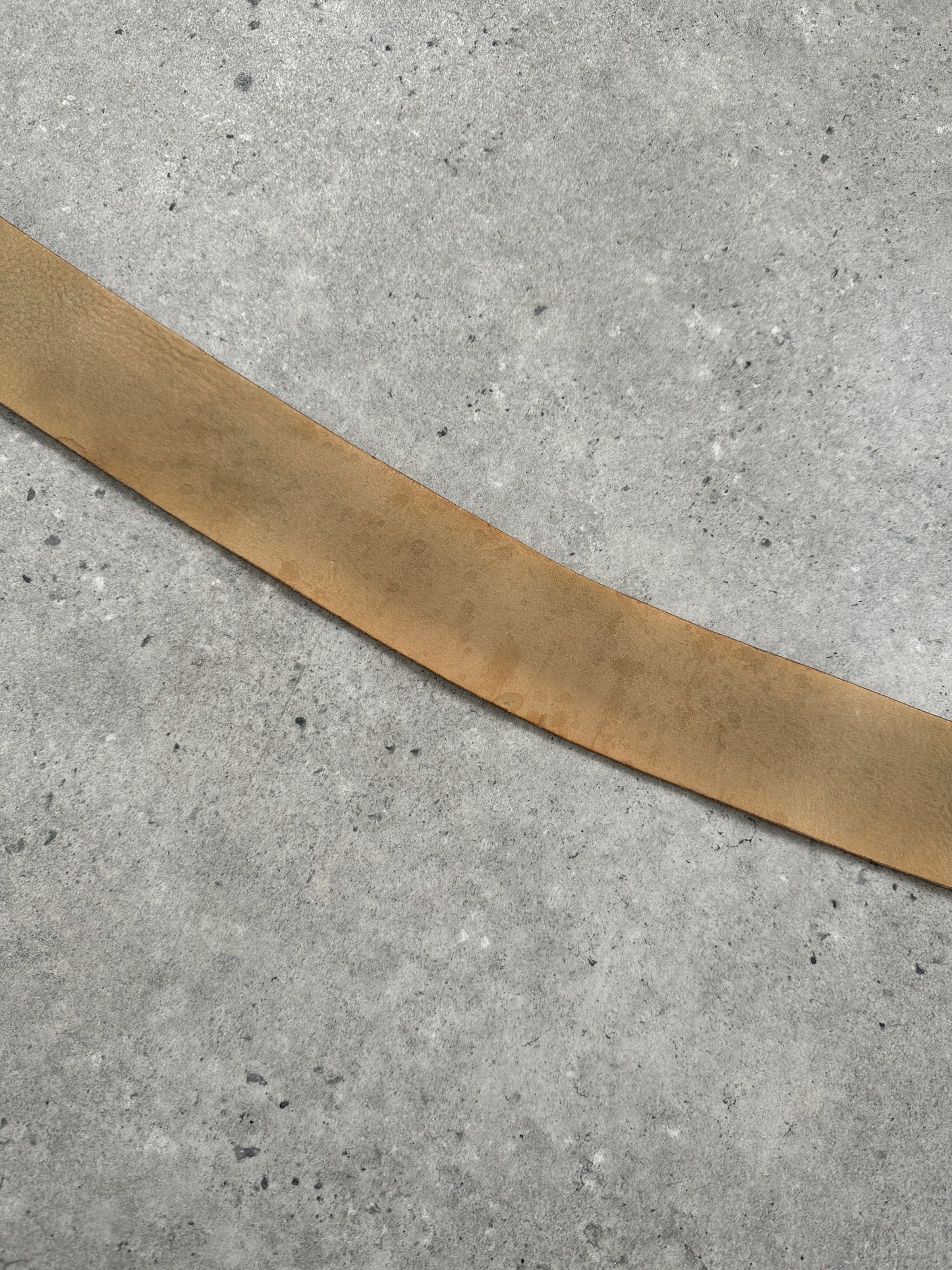 Vintage 1990s Circular Buckle Leather Belt - W32-36