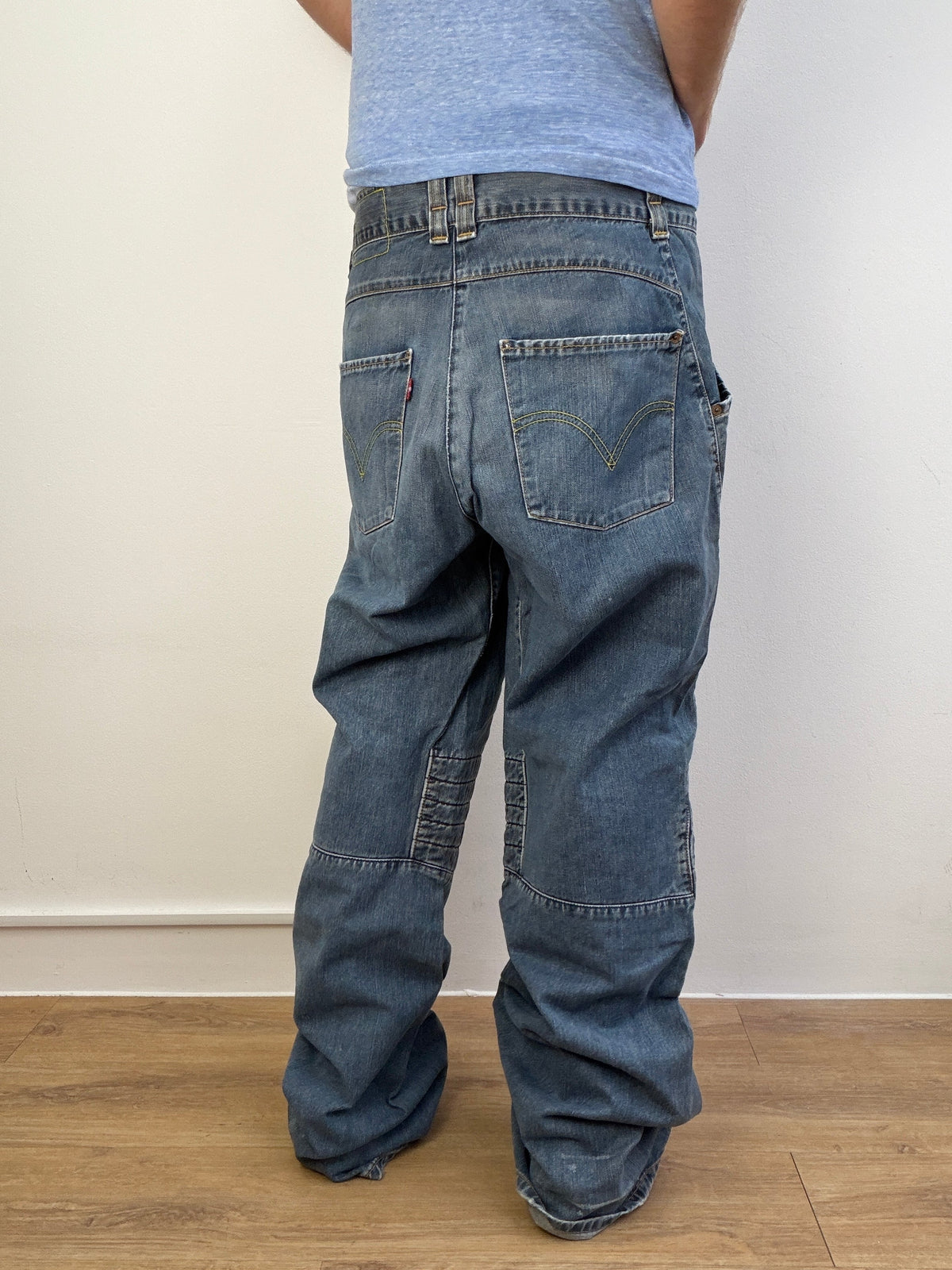 Levi's Engineered Panelled Jeans | W36, Red