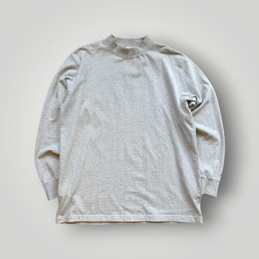Snow Peak Mock Neck Long Sleeve XL | Default Title, Heather Grey