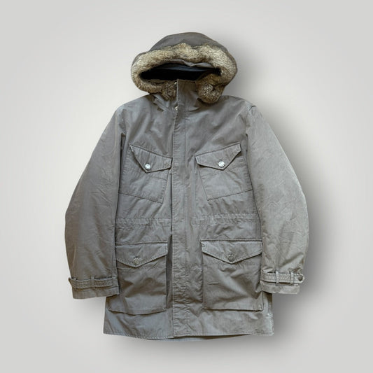 C.P. Company AW/04 Hemp Cotton Coyote Fur 3 in 1 Parka Coat 50