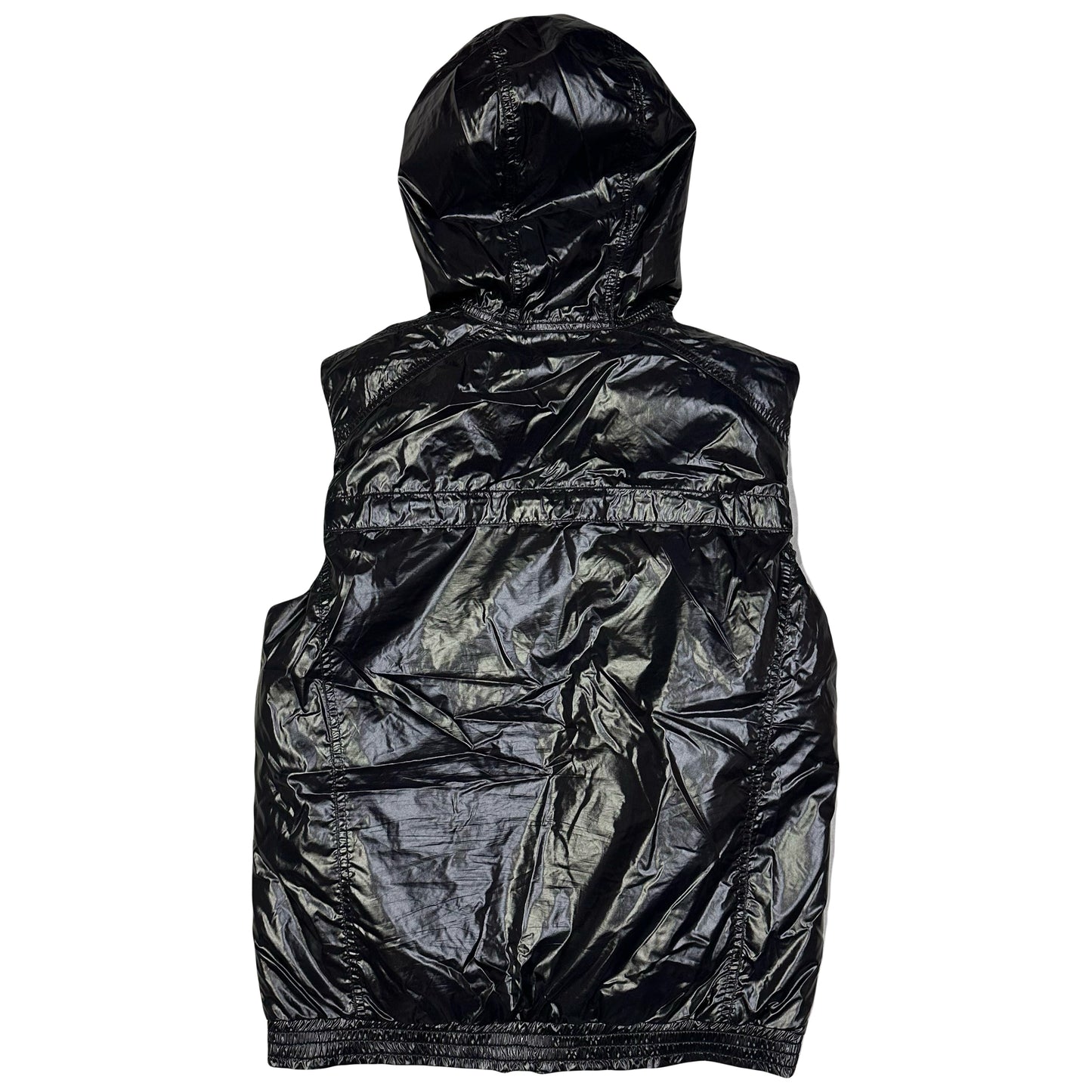 Duvetica Hooded Gilet In Black (M) | Small, Black