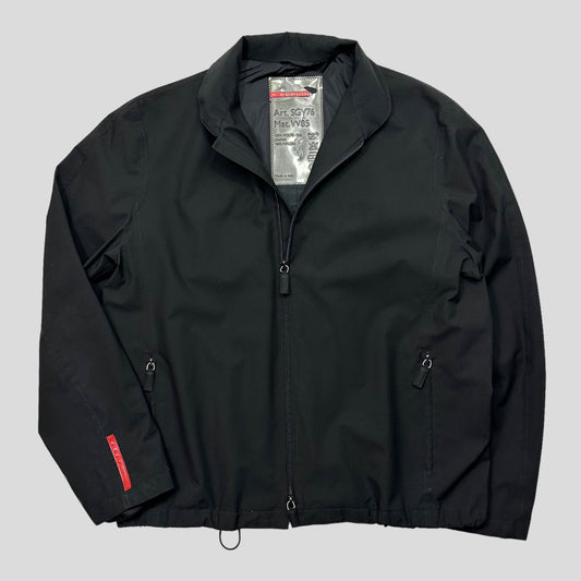 Prada Sport FW99 Prototype Goretex Mock Neck Harrington Jacket - IT48 (L) | Default Title, Black