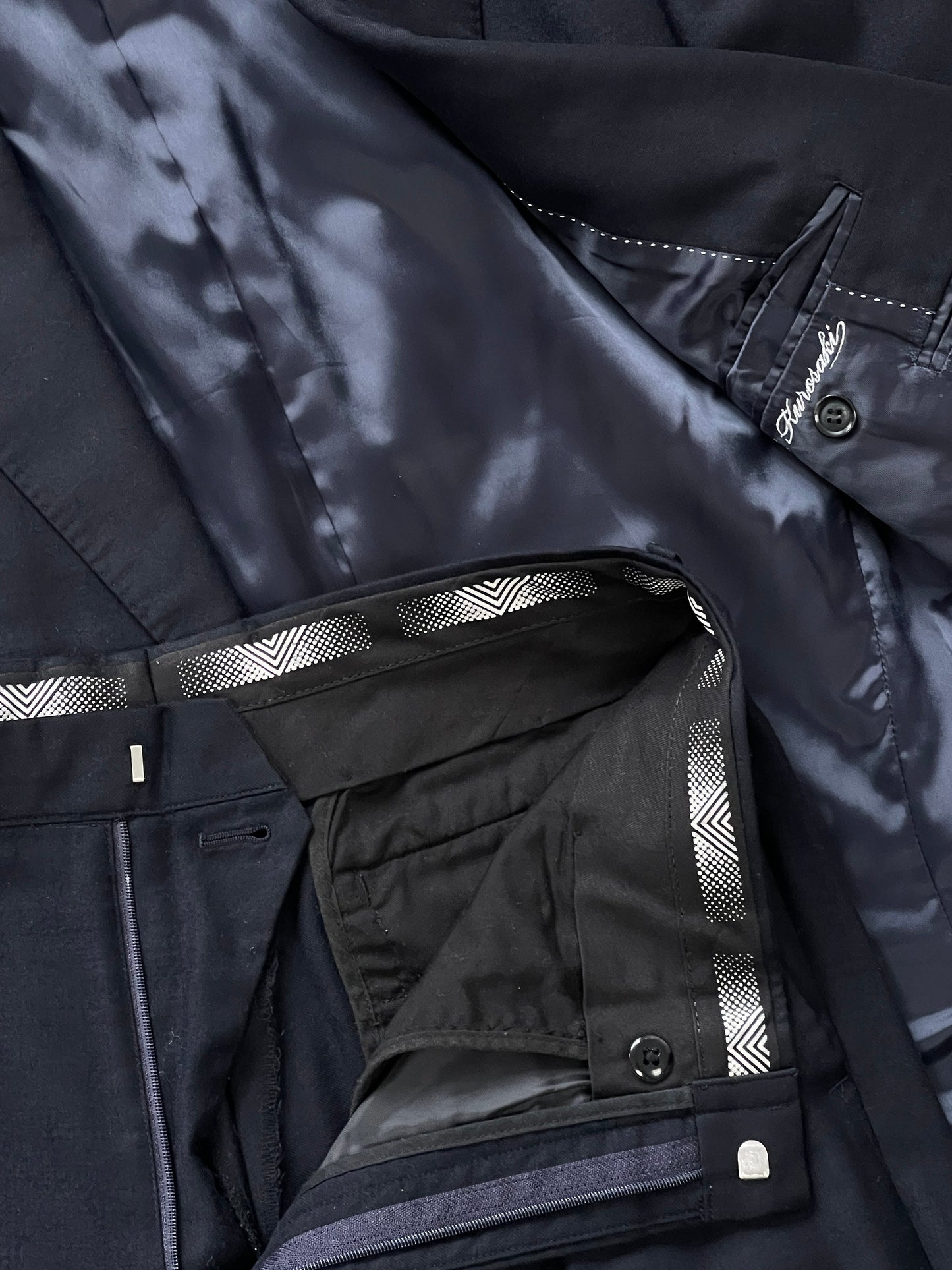 Loro Piana x Ginza Yamagataya 2000s Pure Brushed Wool Suit - 36R/W30