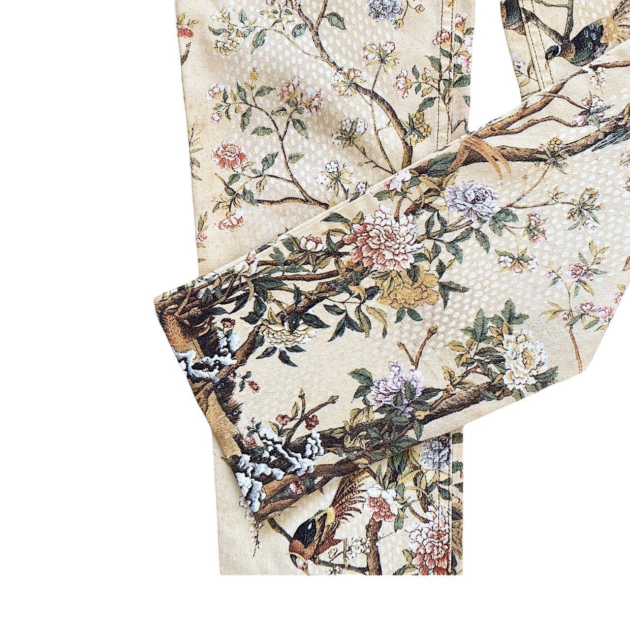 Roberto Cavalli Vintage Blossom Print Jeans