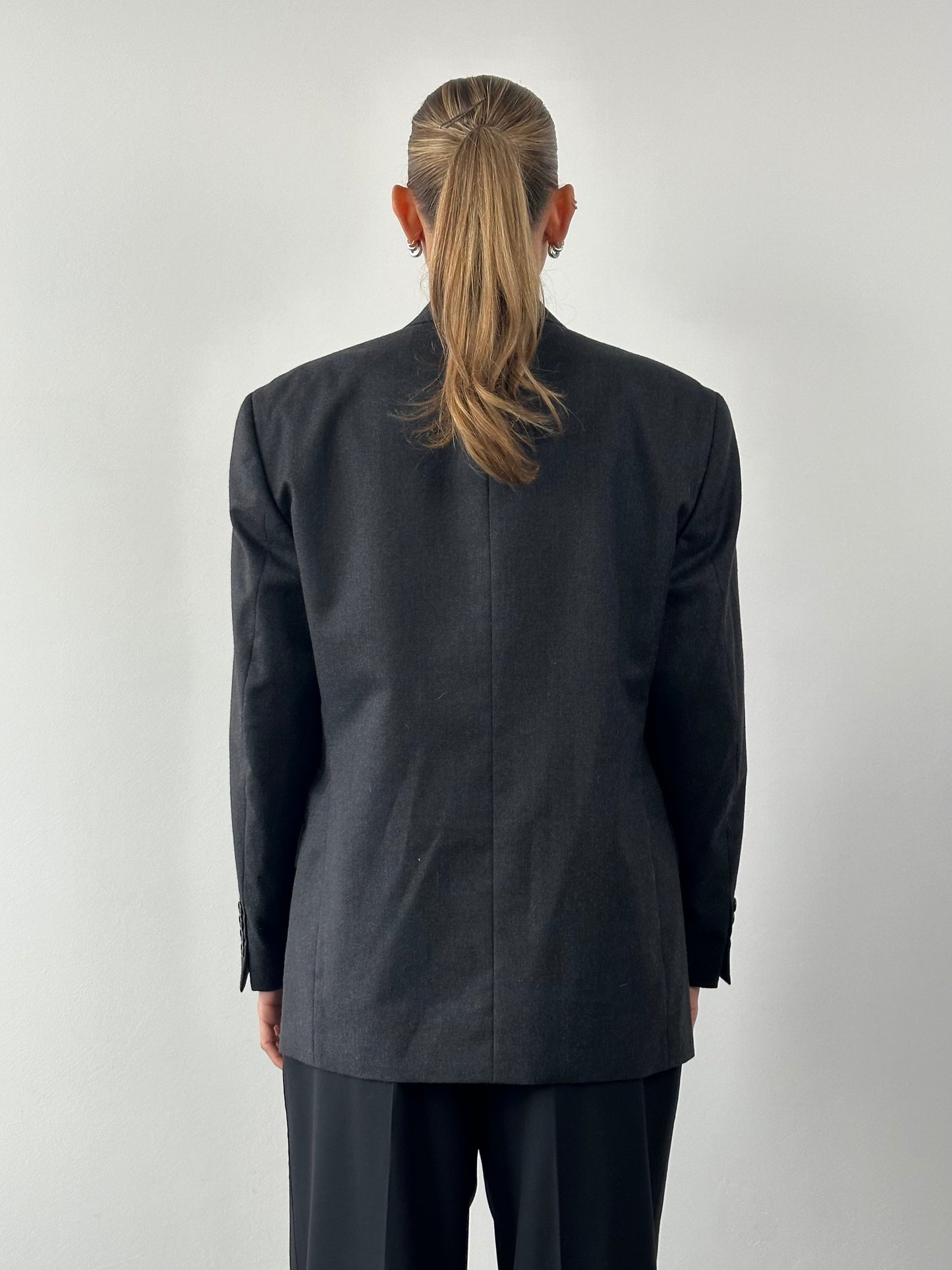 Yves Saint Laurent Pour Homme Pure Wool Blazer Two Piece Set - 40S/L