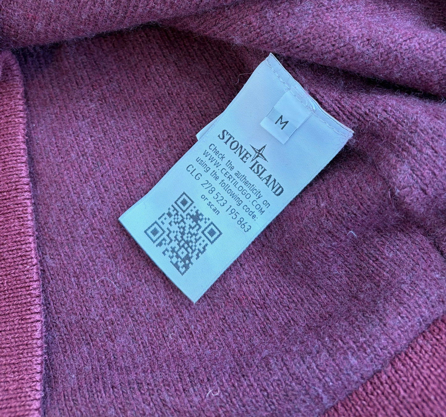 Stone Island Sweater AW17 | Burgundy, Burgundy