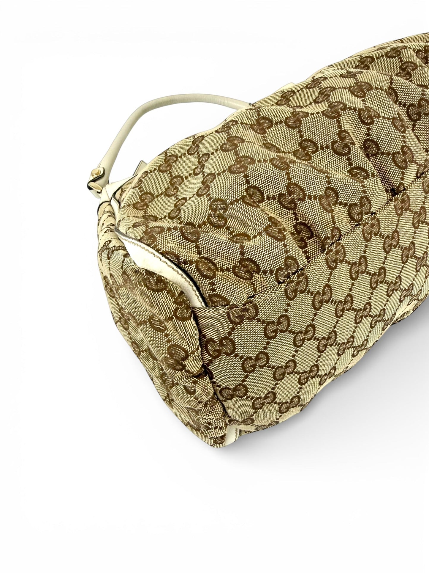 2000s Gucci Monogram Large D-Ring Shoulder Bag | O/S, Multicoloured