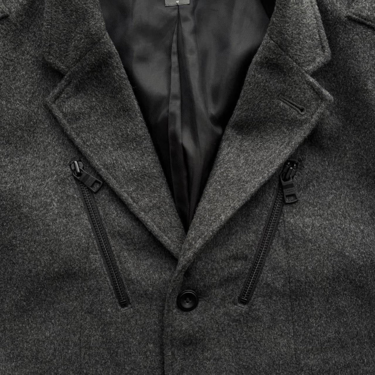 ARMANI MILITARY BLAZER | O/S, Charcoal