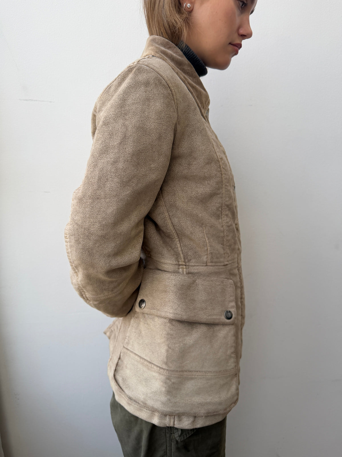 C.P. Company AW03 Moleskin Spalmatura Jacket | 44, Beige