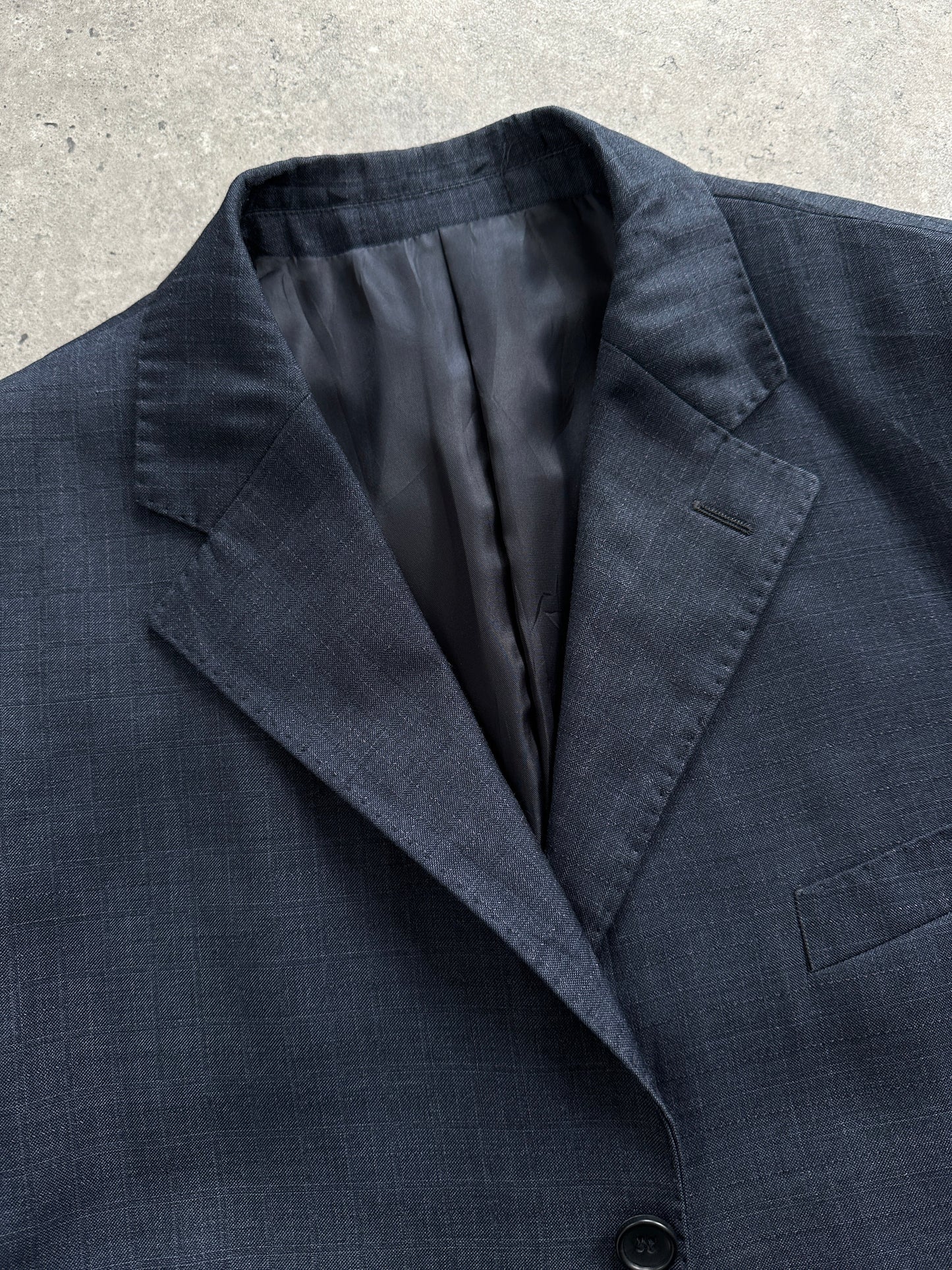 Vintage 1990s Wool Blend Single Breasted Blazer - 48R/XXXL