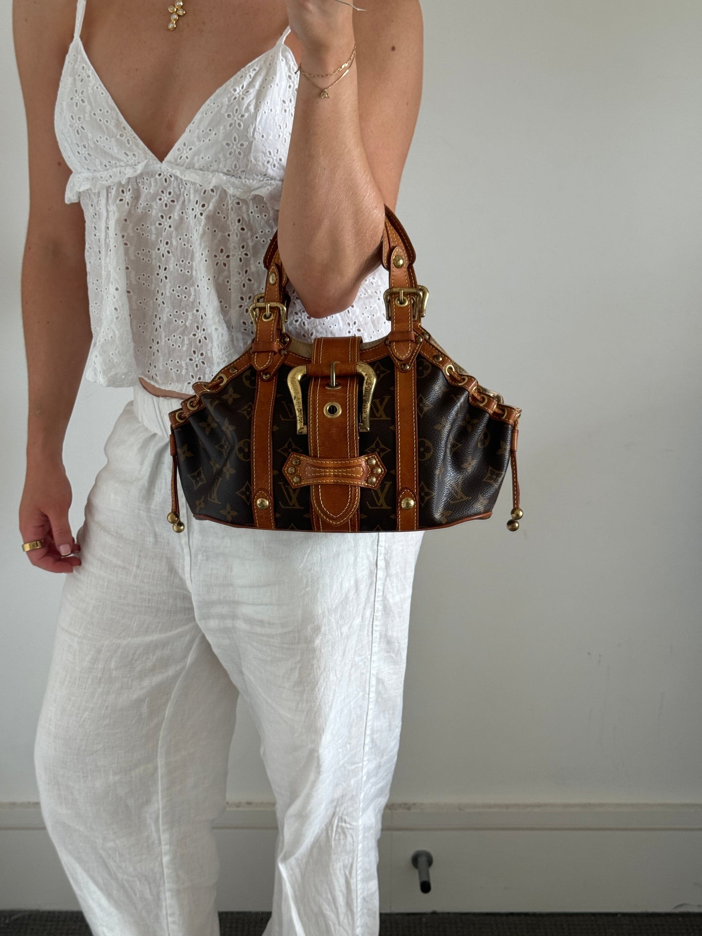 2004 Louis Vuitton Theda PM Handbag RARE | O/S, Brown