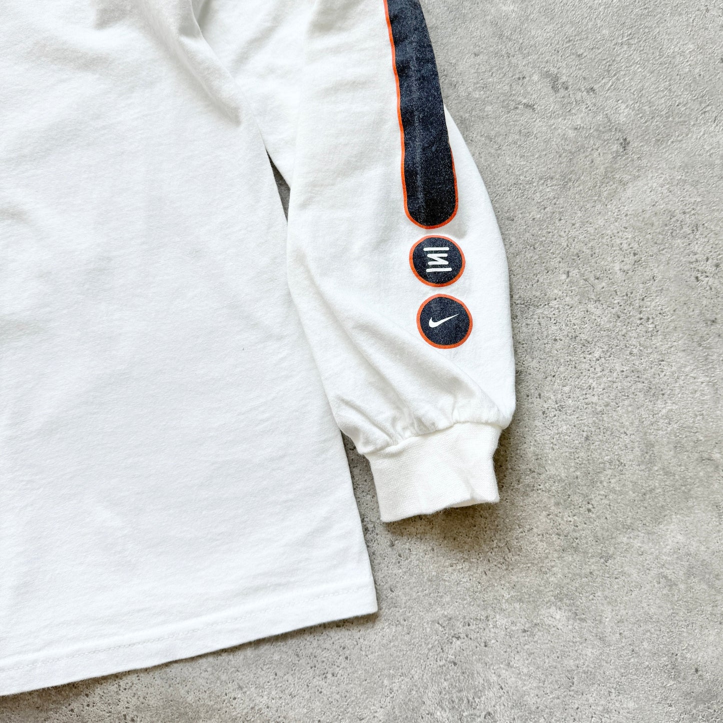 Nike SHOX RARE 2000s graphic spellout long sleeve t-shirt (M)