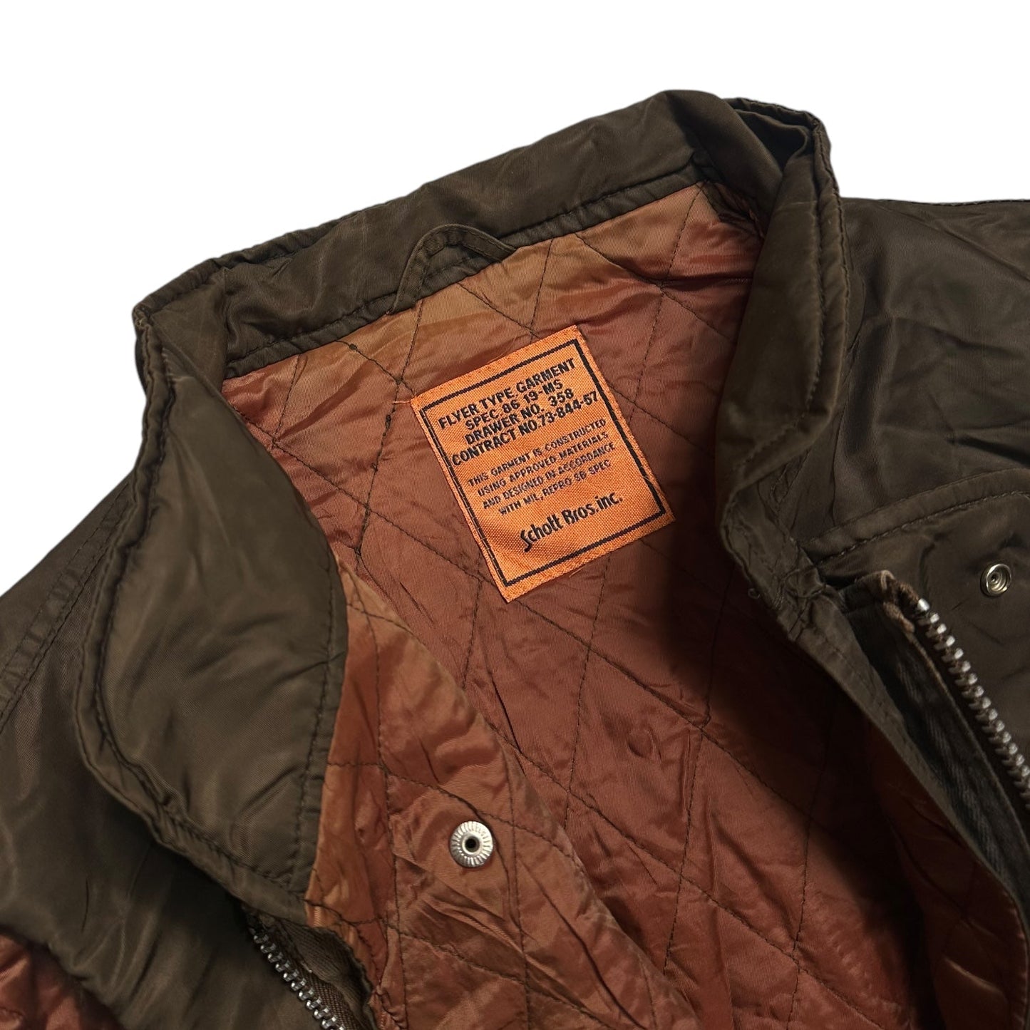 Schott NYC Brown Flight Gilet