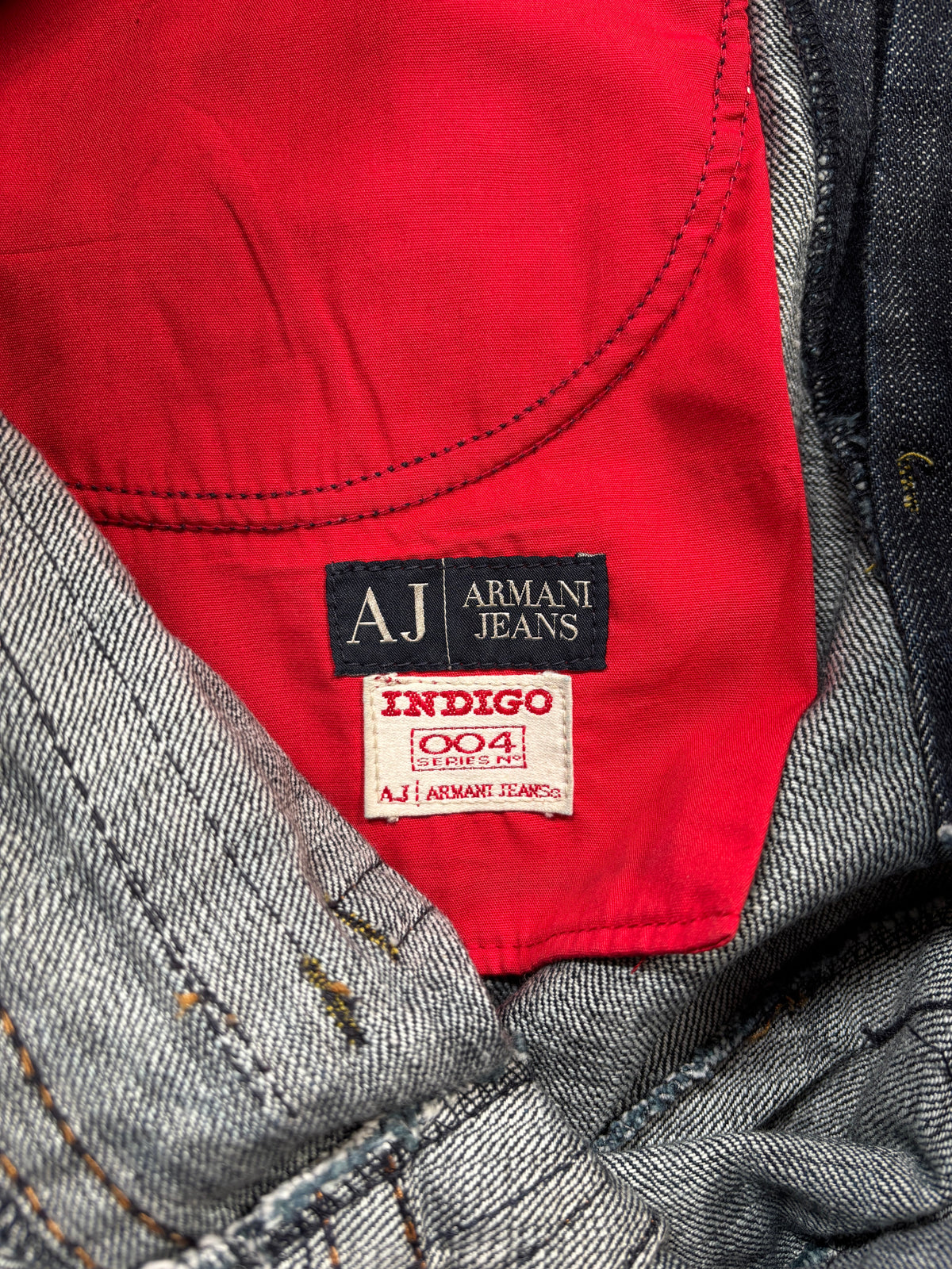 Armani Jeans 00’s Dark Wash Denim Jeans W36 | W36, Red