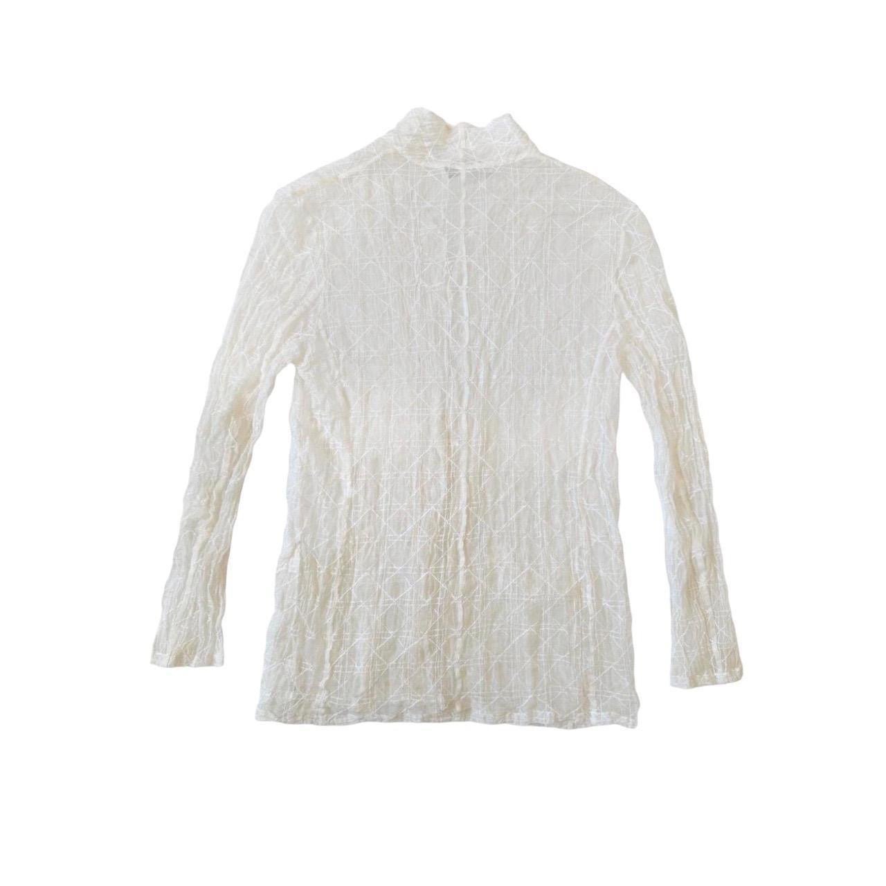 Christian Dior Vintage Sheer Silk Blouse