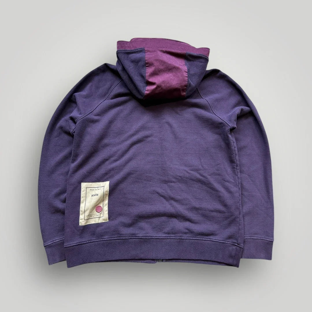 Ten C Multipocket Cotton Zip Up Hoodie L