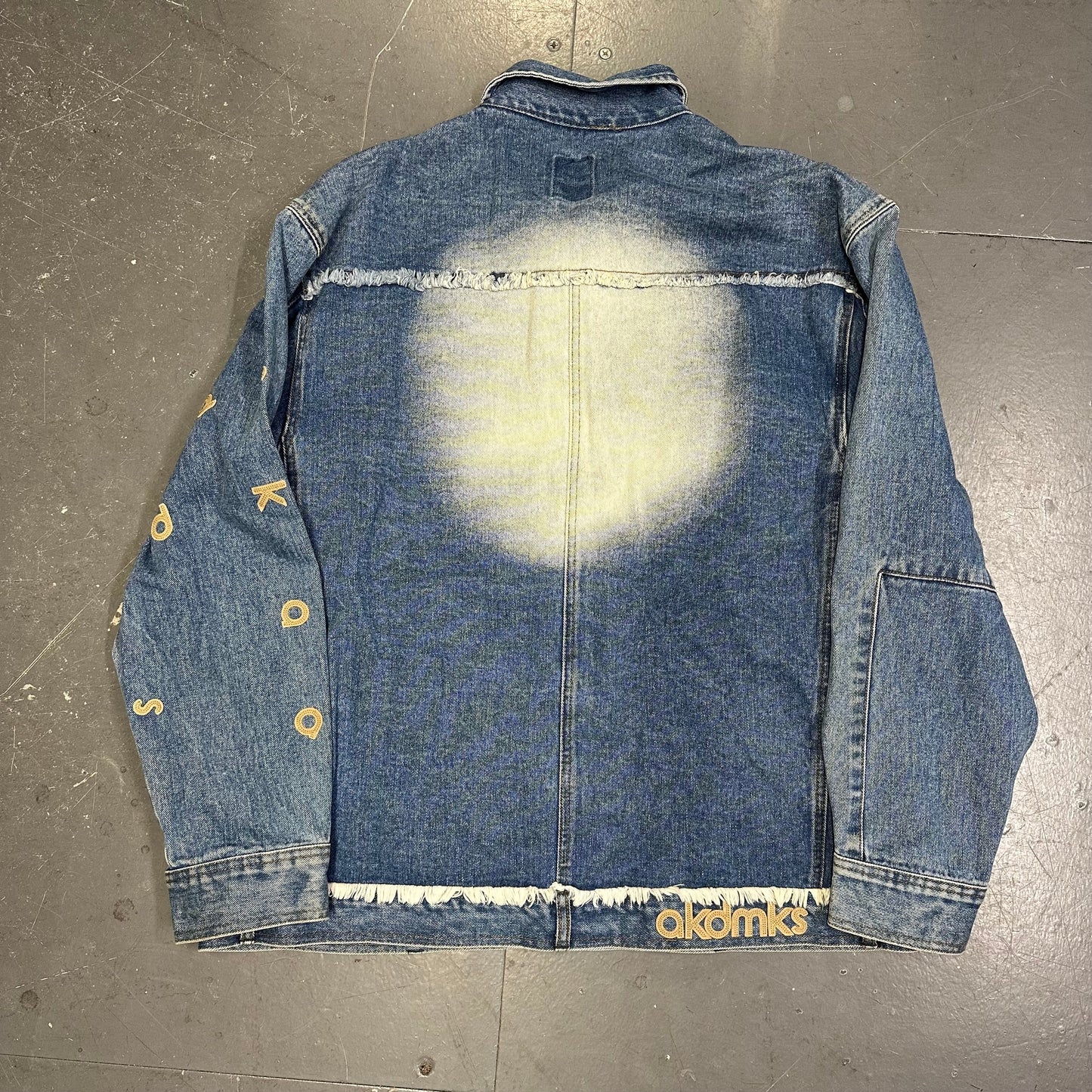 Akademiks Denim Jacket In Blue ( XL )