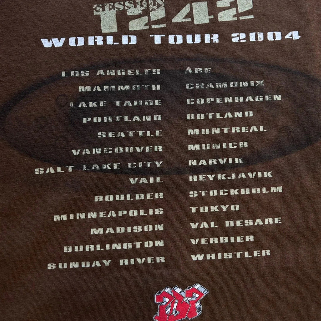 Oakley World Tour 2000's T-shirt L | Default Title, Brown