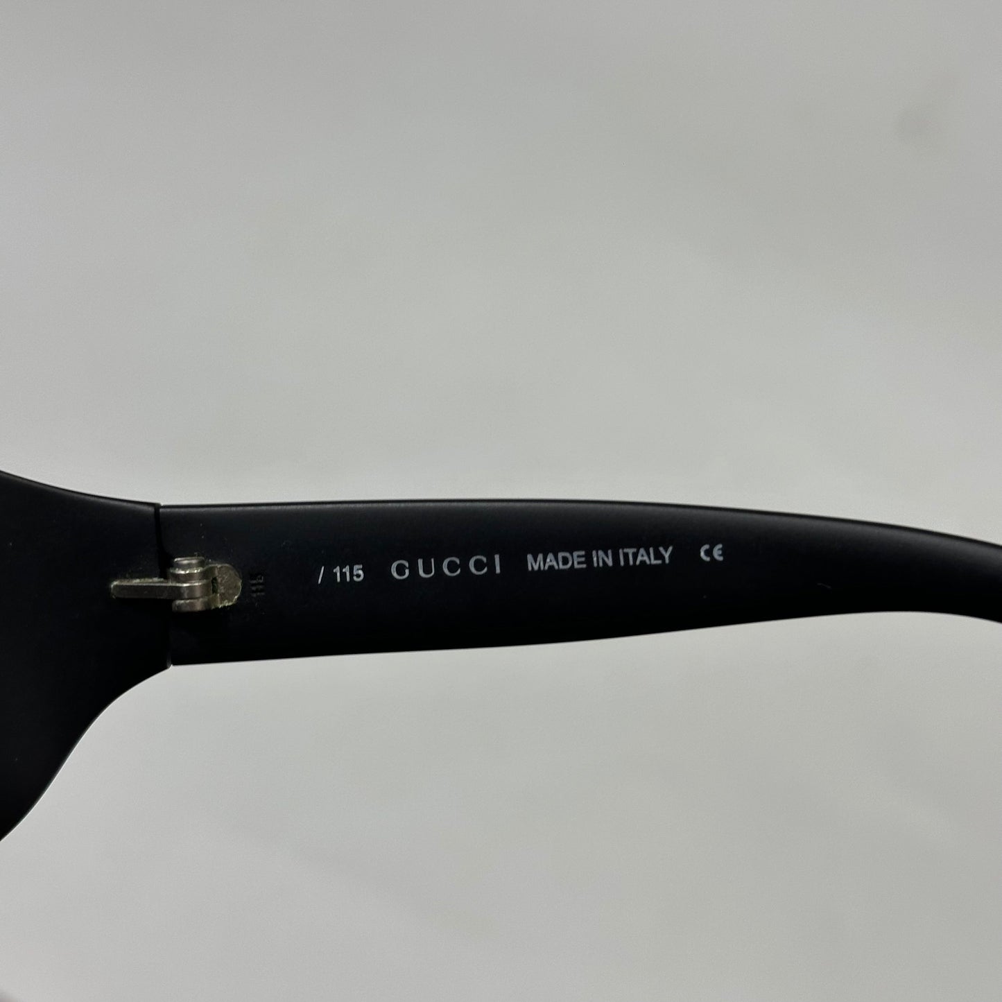 Gucci by Tom Ford 1999 Campaign Matte Sunglasses | O/S, Black
