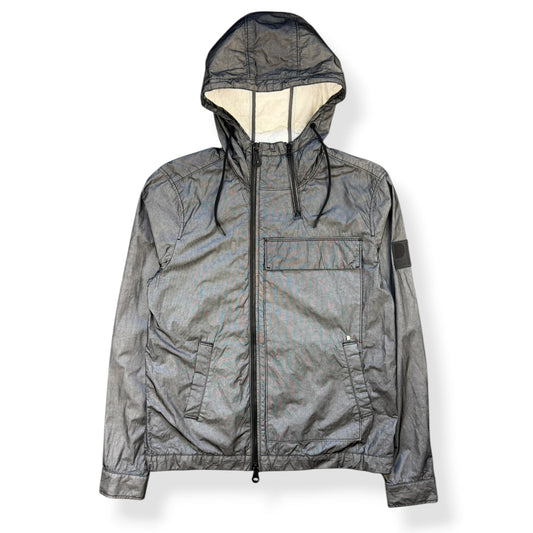 2000's DKNY Dual Zip Shimmer Jacket (L) | Default Title, Grey