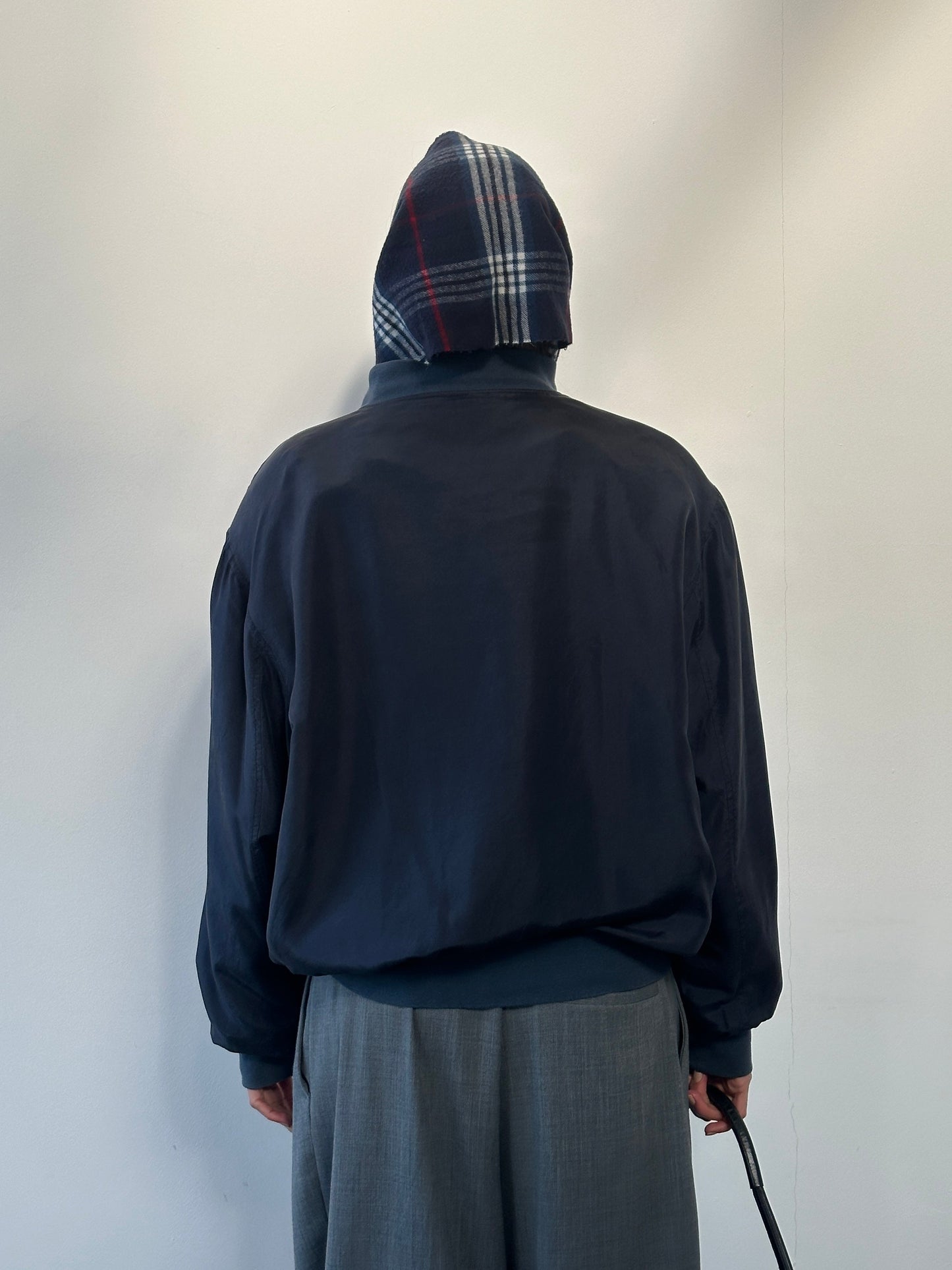 Italian Vintage 1990s Pure Silk Bomber Jacket - XL