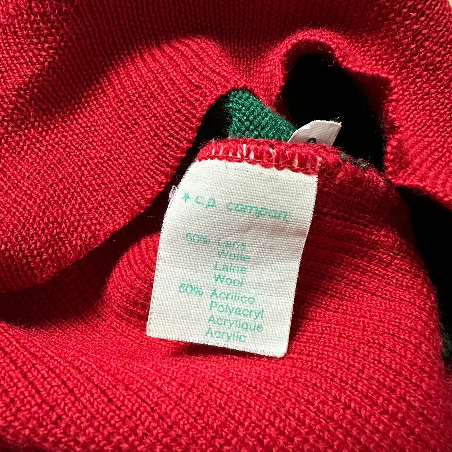 A/W 1980 C.P. COMPANY Two Tone Panelled Sweater