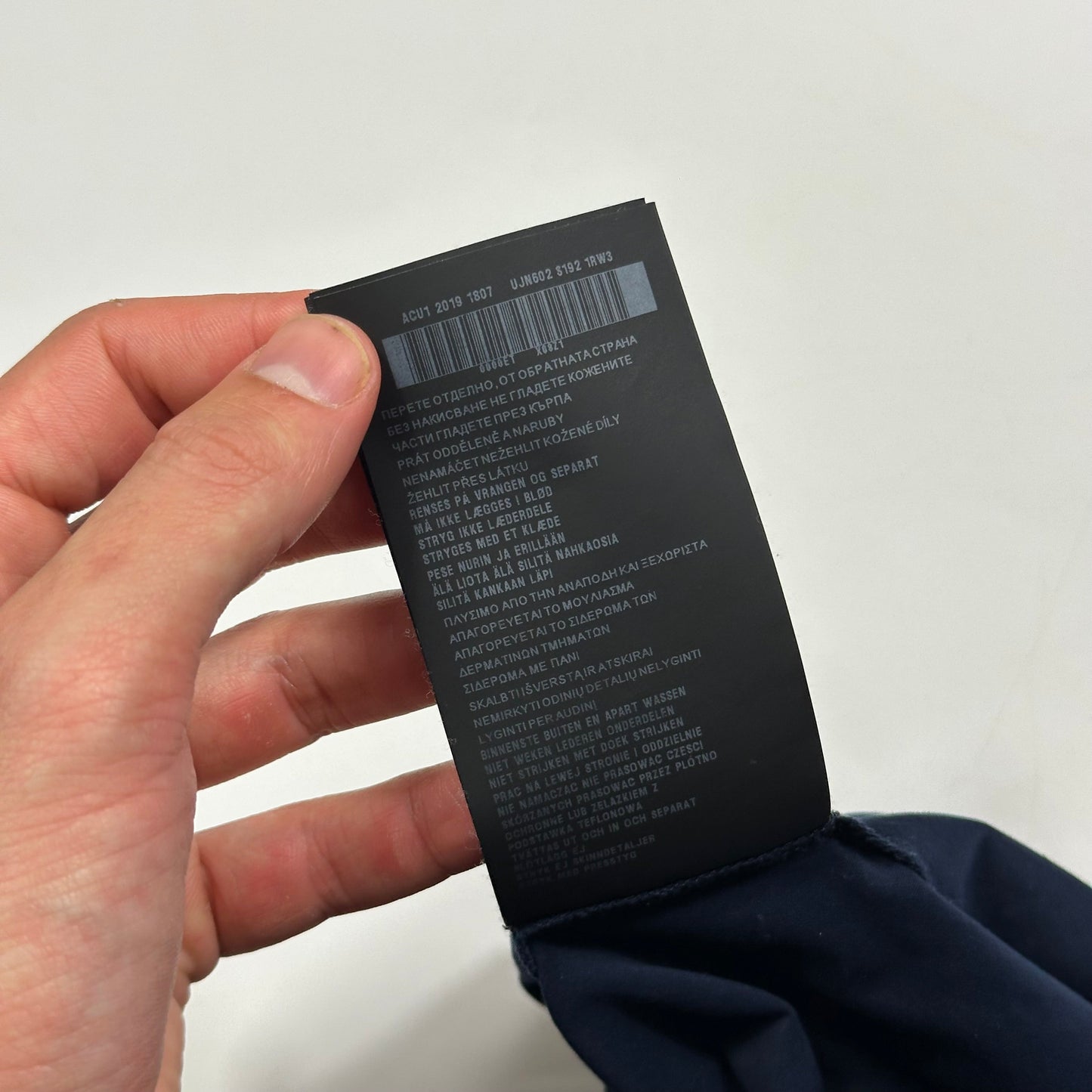 Prada 2019 Nylon Pocket Plaque Logo 1/4 Zip Shirt - M