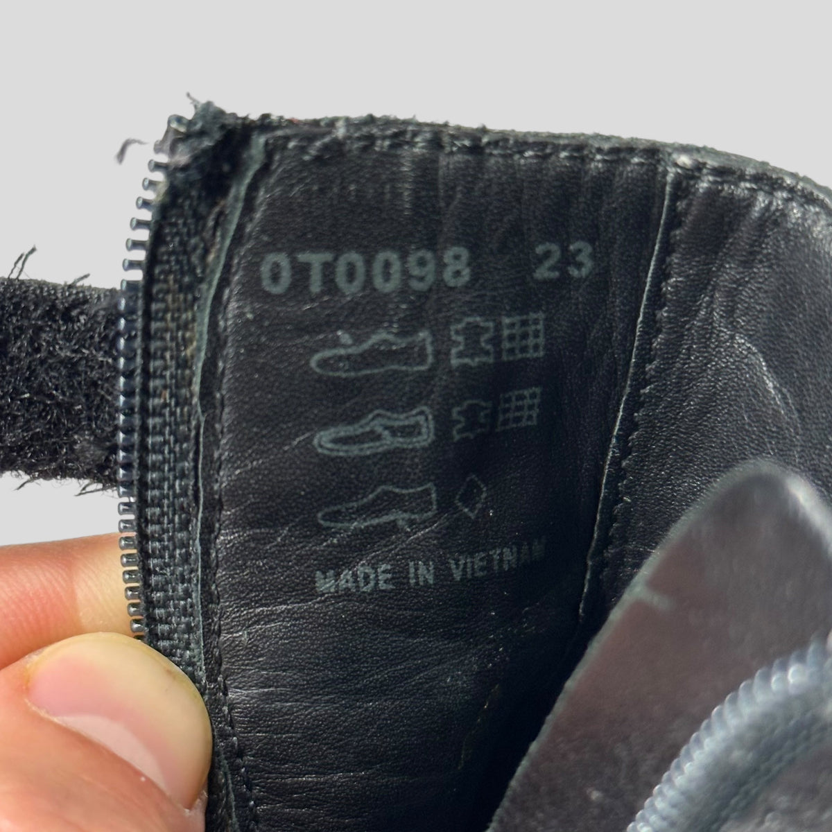Prada Sport 00’s Leather Zip Baby Boots - 23 (1.5 - 2.5 years) | UK 6, Black