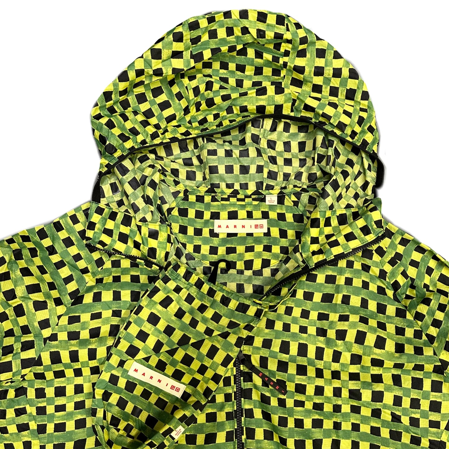 Uniqlo X Marni Check Jacket In Green (L)