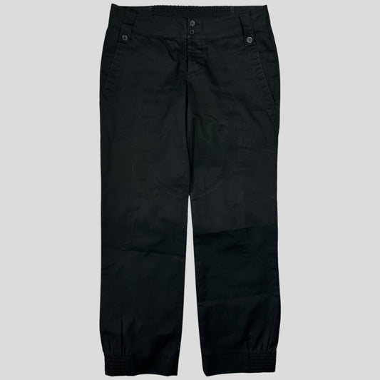 Gucci by Tom Ford 2002 Panelled Black Smart Trousers - IT40 | Default Title, Black