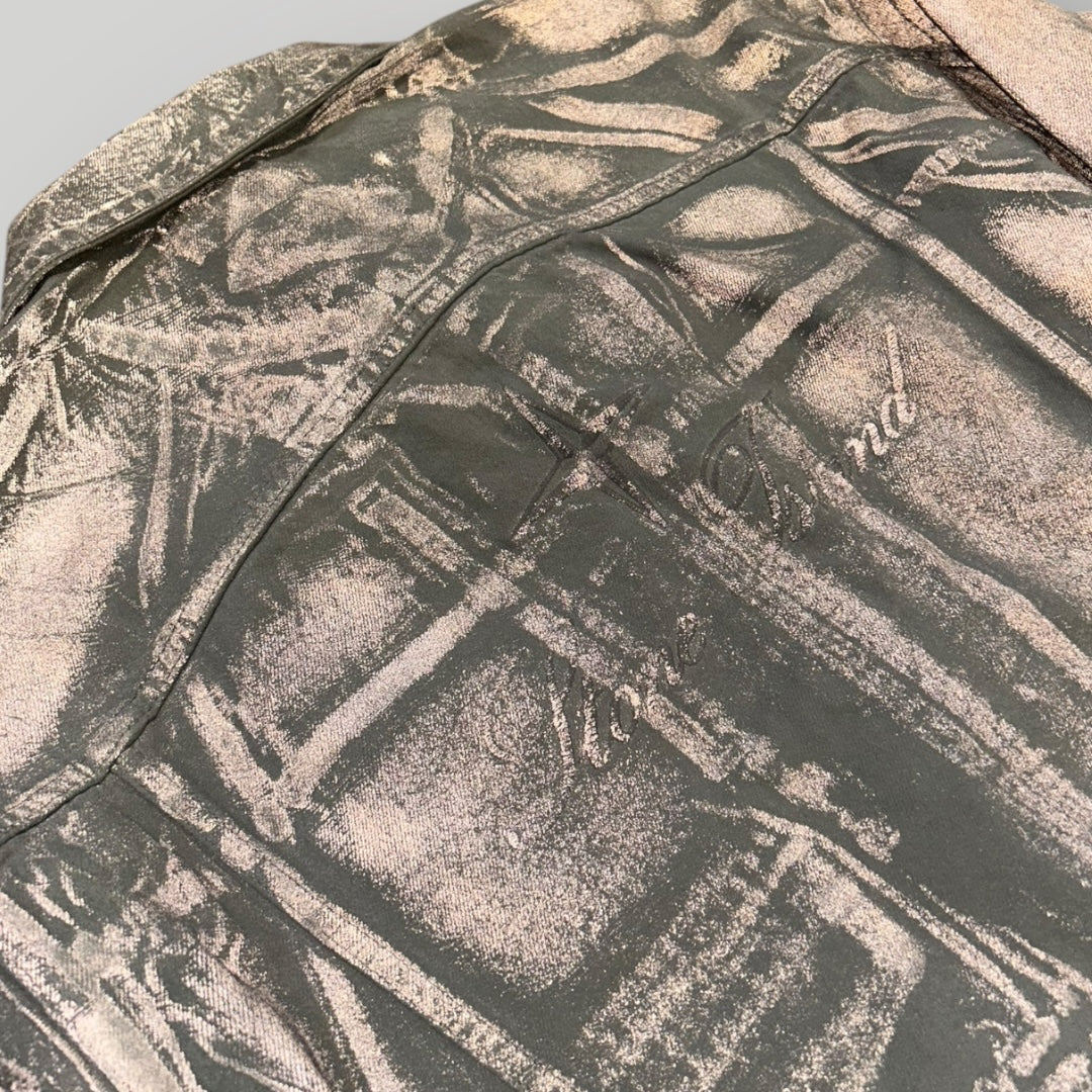 Stone Island x Supreme AW/23 Reflective Bull Denim-TC Trucker Jacket XL