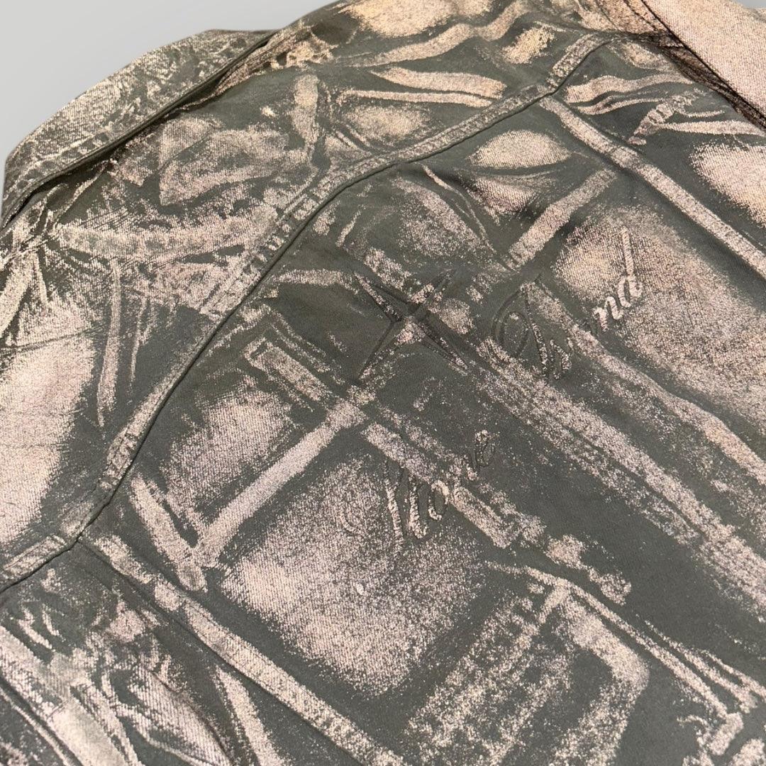 Stone Island x Supreme AW/23 Reflective Bull Denim-TC Trucker Jacket XL