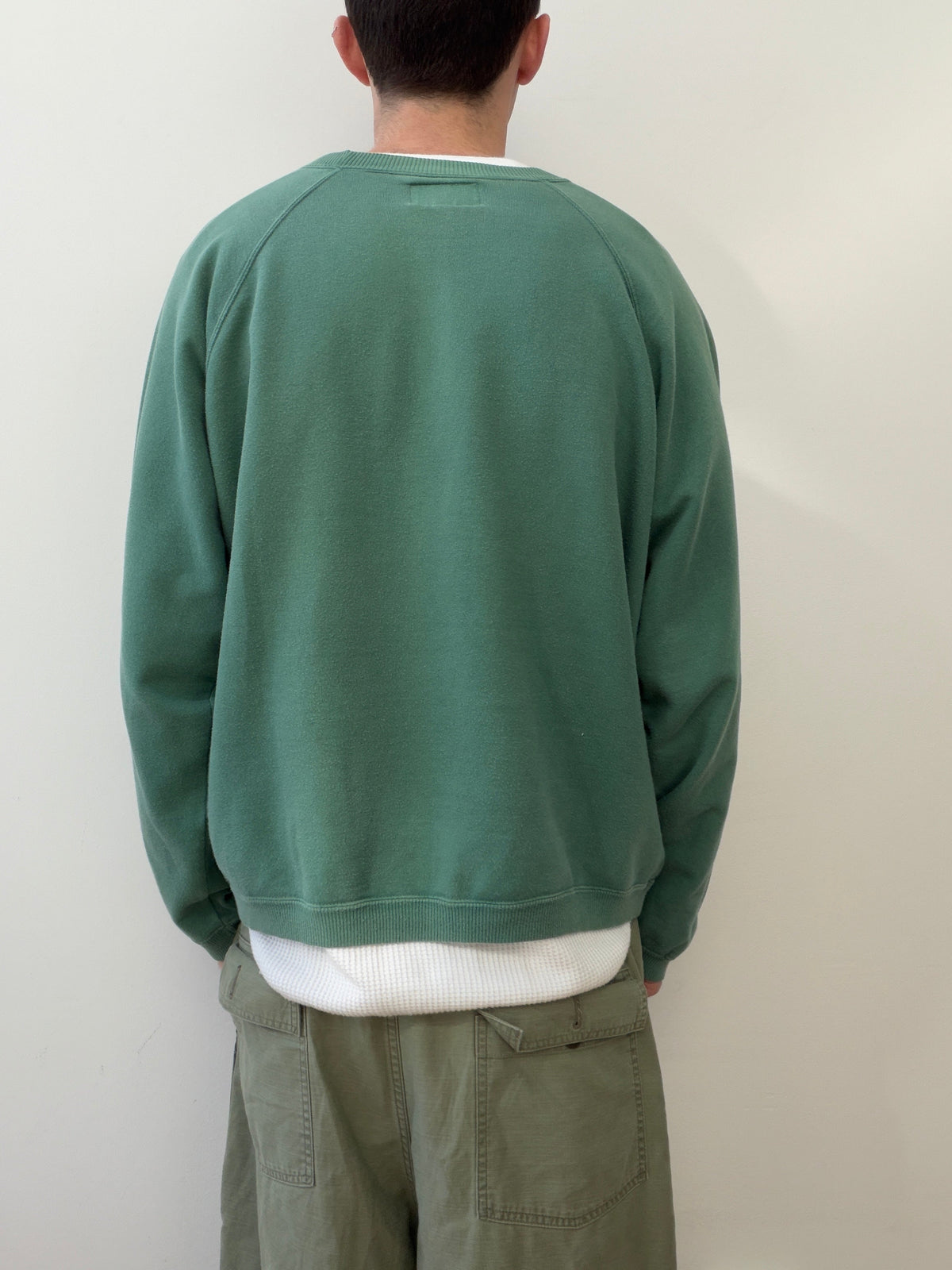 Armani Jeans 90s Crewneck Sweatshirt | X-Large, Green
