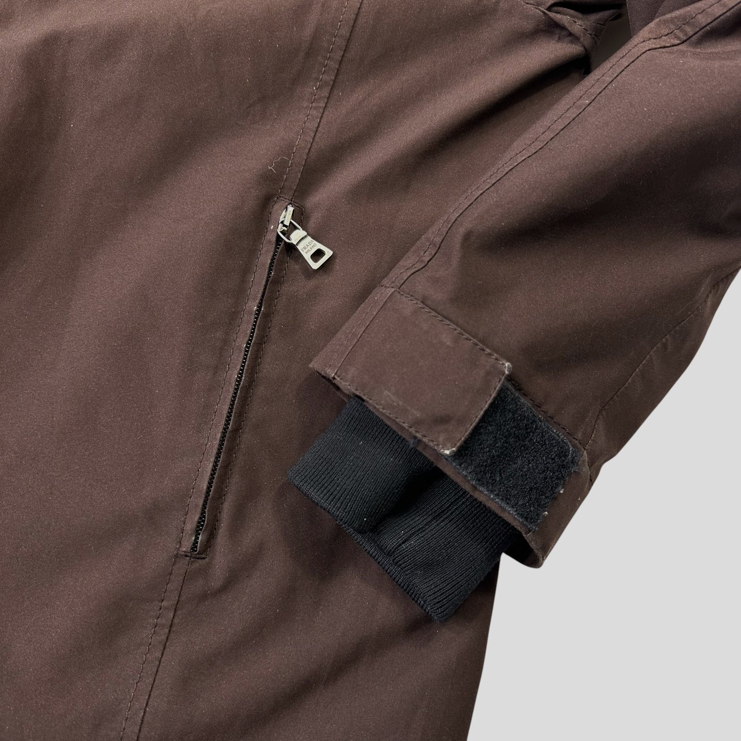 Prada Sport 2002 3 in 1 Brown Ventilated Goretex Technical Jacket - IT46 | Default Title, Brown