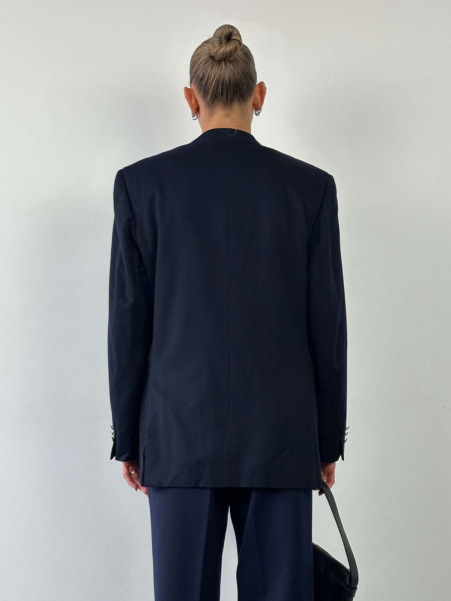 Pull x Loro Piana Brushed Wool Single Breasted Blazer - L