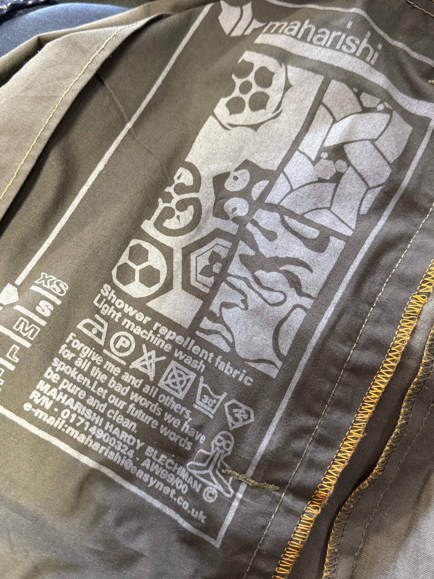 Maharishi 1999/2000 Asymmetrical Tony Spackman Jacket S | Default Title, Green