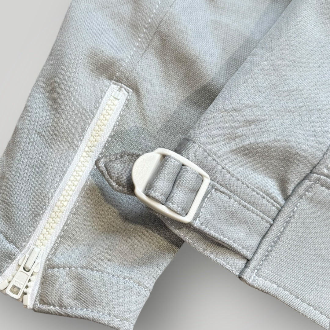 Beams 2000's Asymmetrical Biker Jacket XS | Default Title, Light Grey