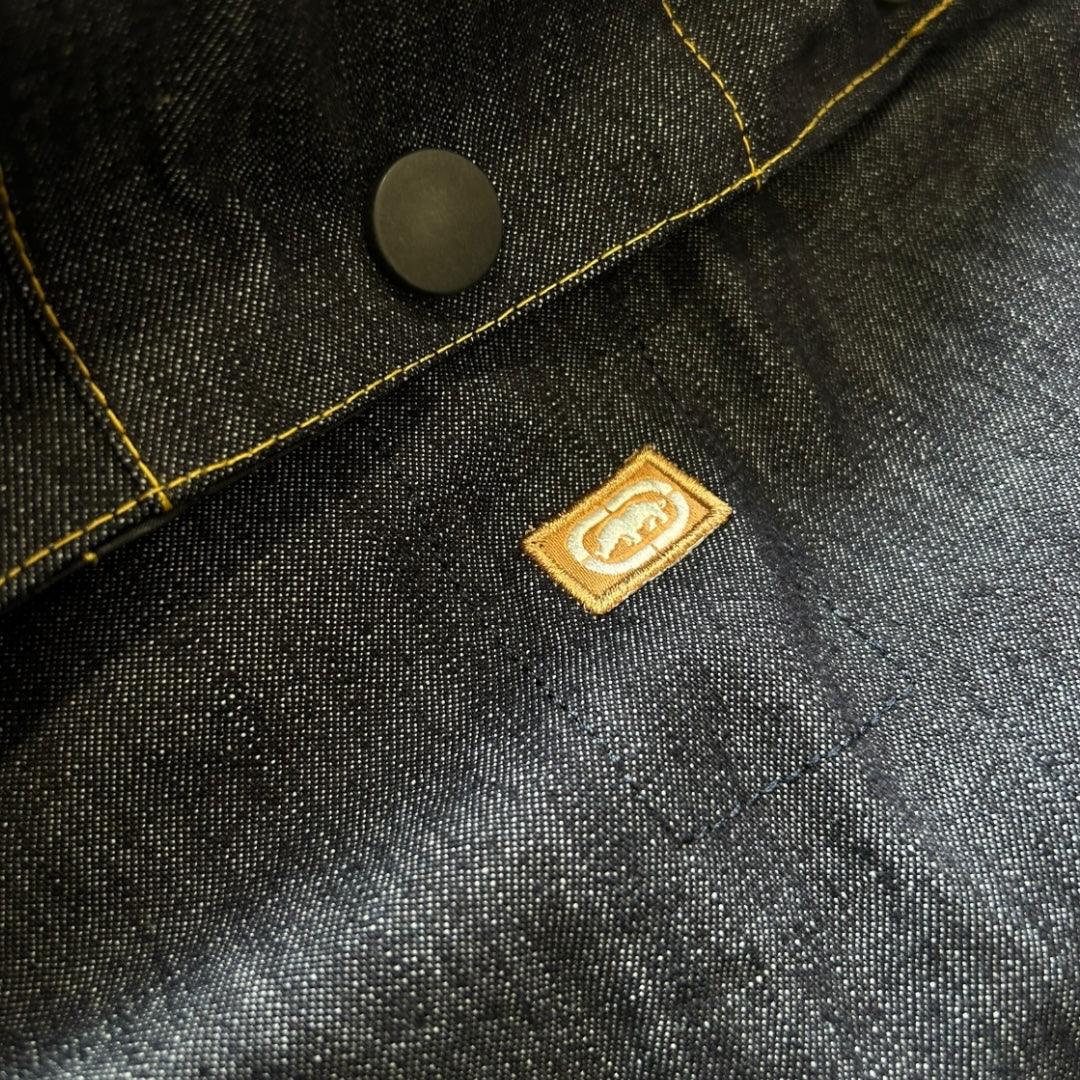 Rare Ecko Untld 2000s Denim Puffer Coat M/L