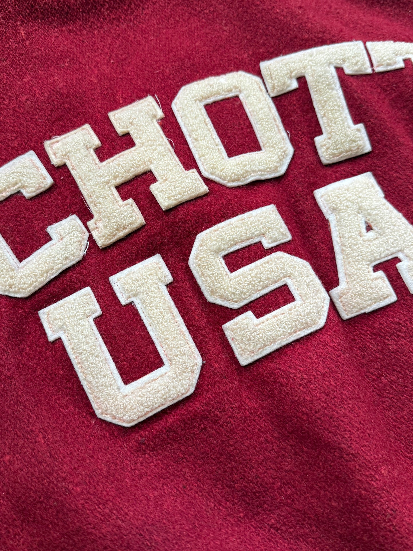 Schott Stadium 1980's Wool / Leather Varsity Jacket 48 | Default Title, Tan