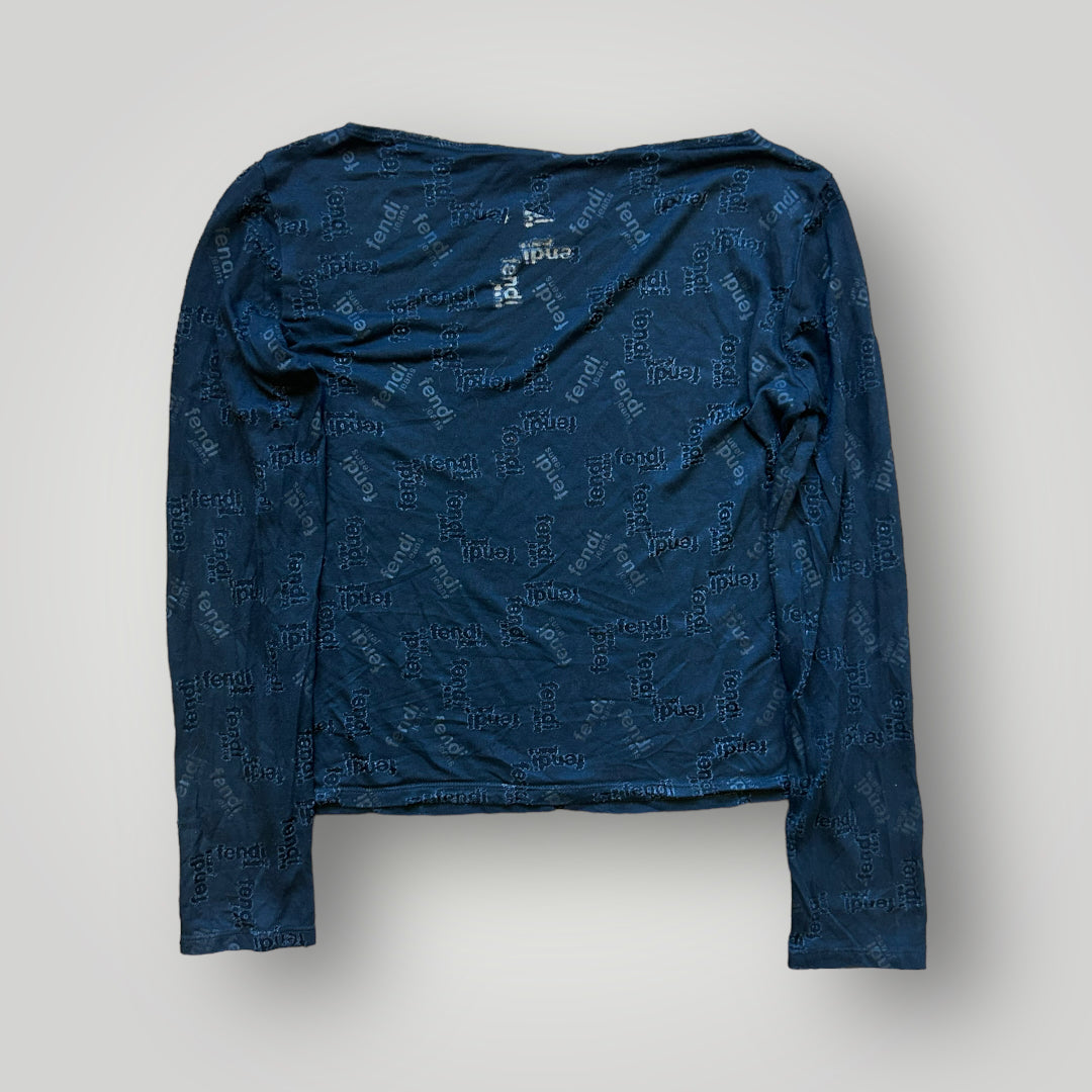 Fendi Monogram 00’s Women’s Top L | Default Title, Navy